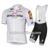 Conjunto Maillot + Culotte Corto con tirantes 2017 Quick-Step Floors Mujer N005